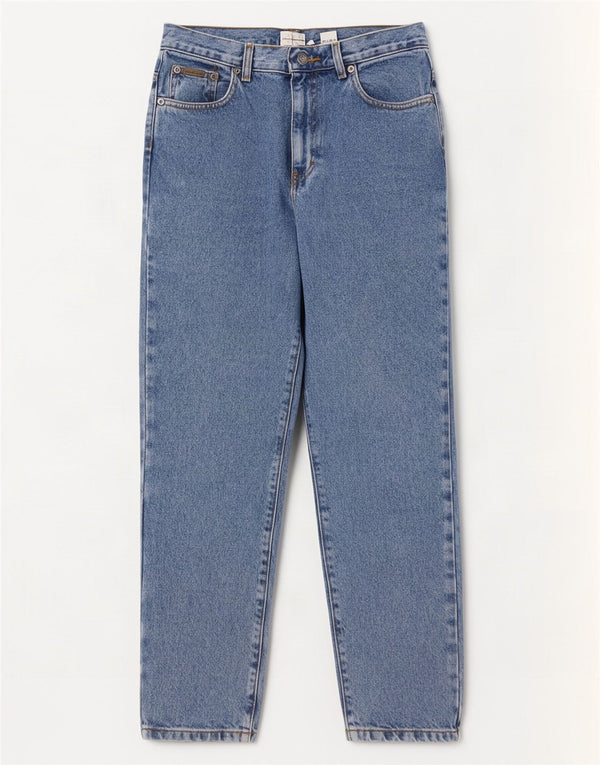 Calvin Klein Blugi conici cu talie înaltă pentru femei US 8 Medium W28 L27 Blue
