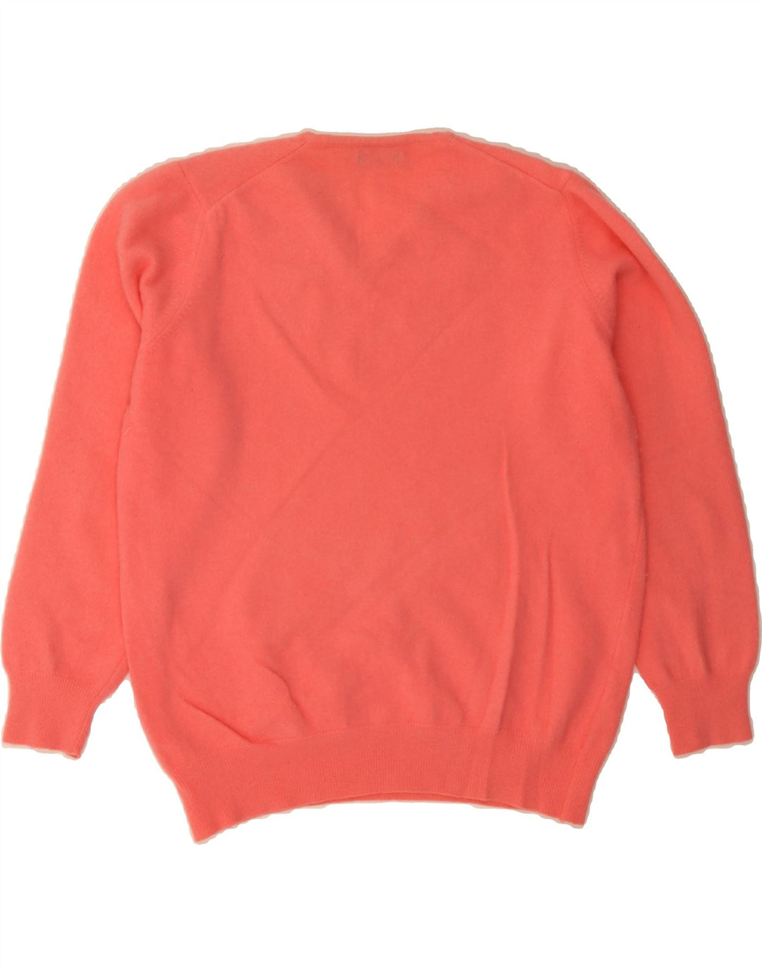 BENETTON Womens V-Neck Jumper Sweater UK 12 Medium Red Vintage Benetton and Second-Hand Benetton from Messina Hembry 