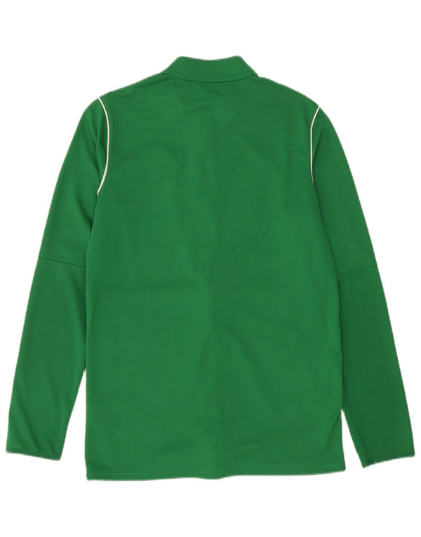 Jachetă de trening Nike Dri Fit pentru bărbați, verde mediu, poliester
