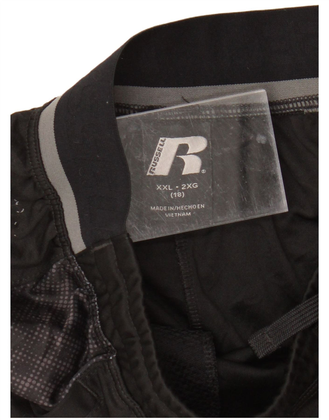 Pantaloni scurți sport Russell Athletic pentru băieți 15-16 ani 2XL poliester negru