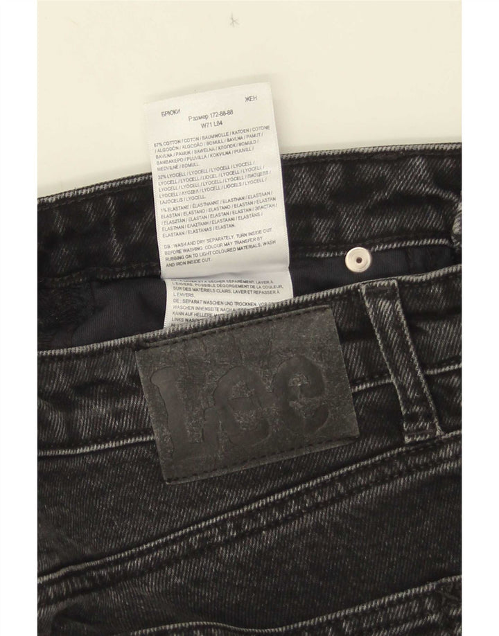 Blugi Lee Carol drepte pentru femei W28 L28 bumbac negru