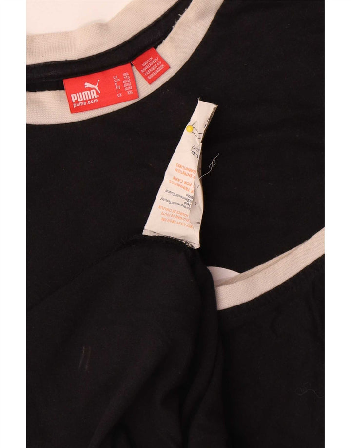 Vesta grafică pentru bărbați Puma, 2XL, bumbac negru, bloc de culoare