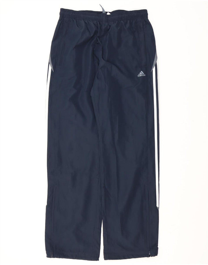 Pantaloni de trening Adidas Climalite pentru bărbați, poliester mediu bleumarin