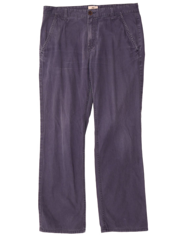 Pantaloni chino drepți pentru bărbați Timberland L34 L31 bumbac bleumarin