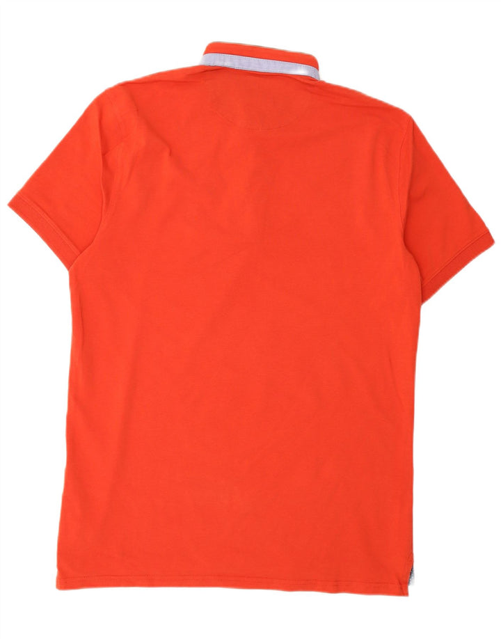 Tricou polo Massimo Dutti pentru bărbați, bumbac roșu mediu