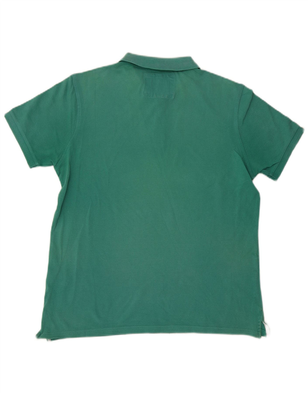 Tricou polo Elvstrom pentru bărbați, bumbac verde mediu