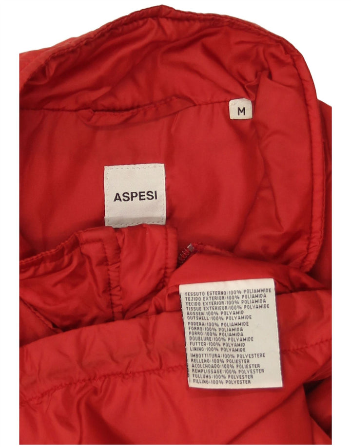 Aspesi Gilet pentru femei UK 14 Medium Red Poliamidă