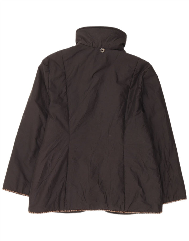 Jachetă vintage pentru femei IT 48 XL poliester negru