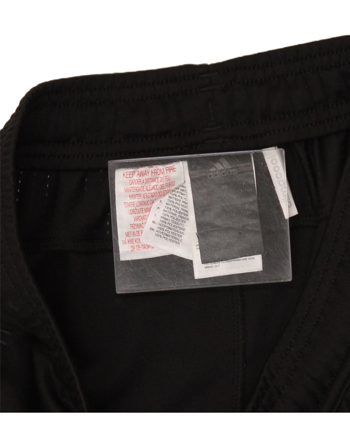 ADIDAS Boys Climacool Tracksuit Trousers 13-14 Years  Black Polyester Vintage Adidas and Second-Hand Adidas from Messina Hembry 