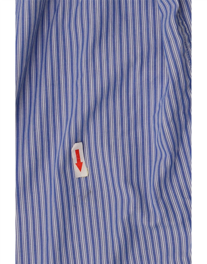 Cămașă pentru bărbați Chaps Easy Care XL, bumbac cu dungi albastre