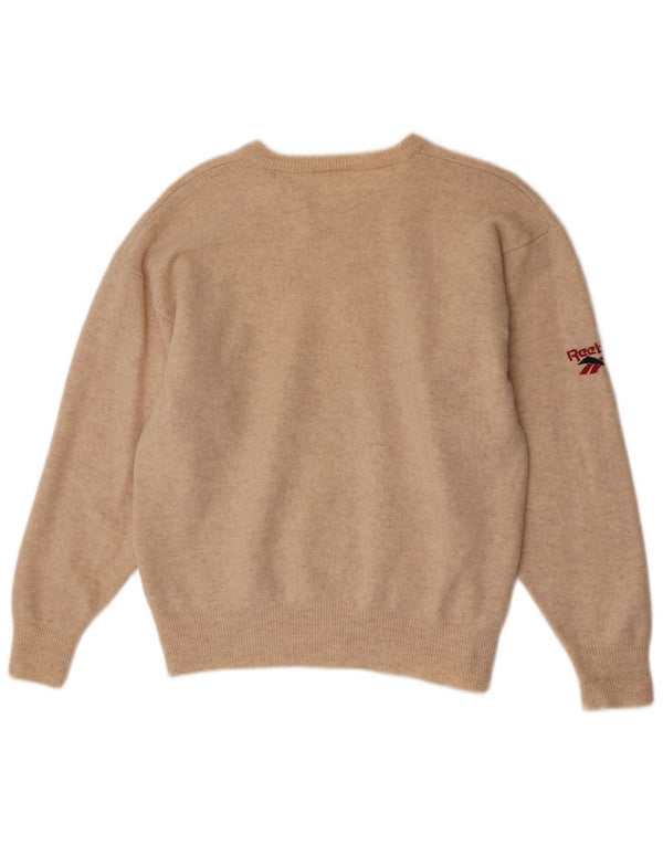 Pulover Reebok pentru bărbați Liverpool, cu formă regulată, cu gât de barcă, XL, bej