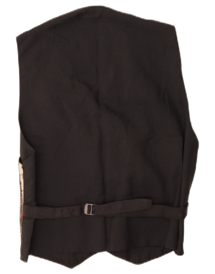 Vestă vintage pentru bărbați, mică, multicoloră, Fair Isle