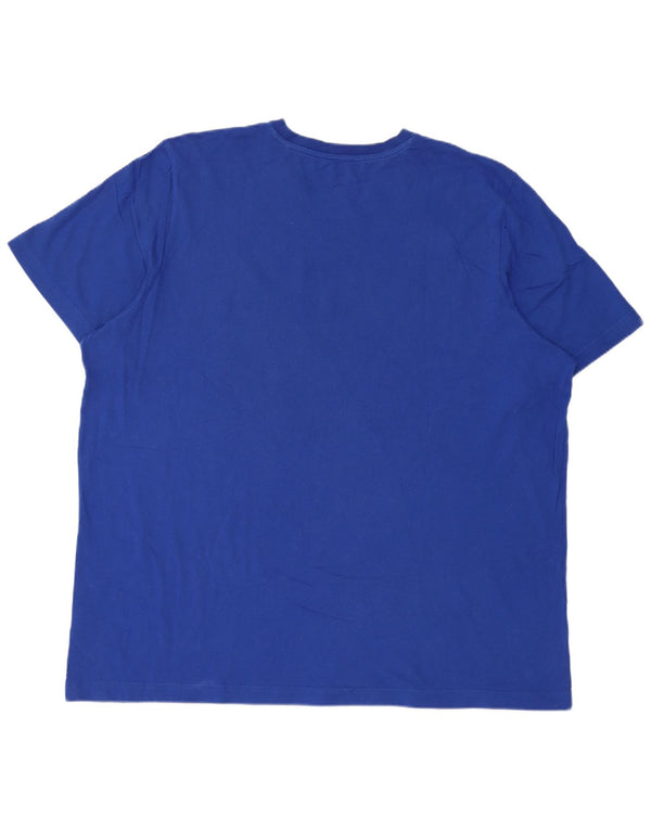 Tricou grafic pentru bărbați Adidas Top 2XL Bumbac Albastru