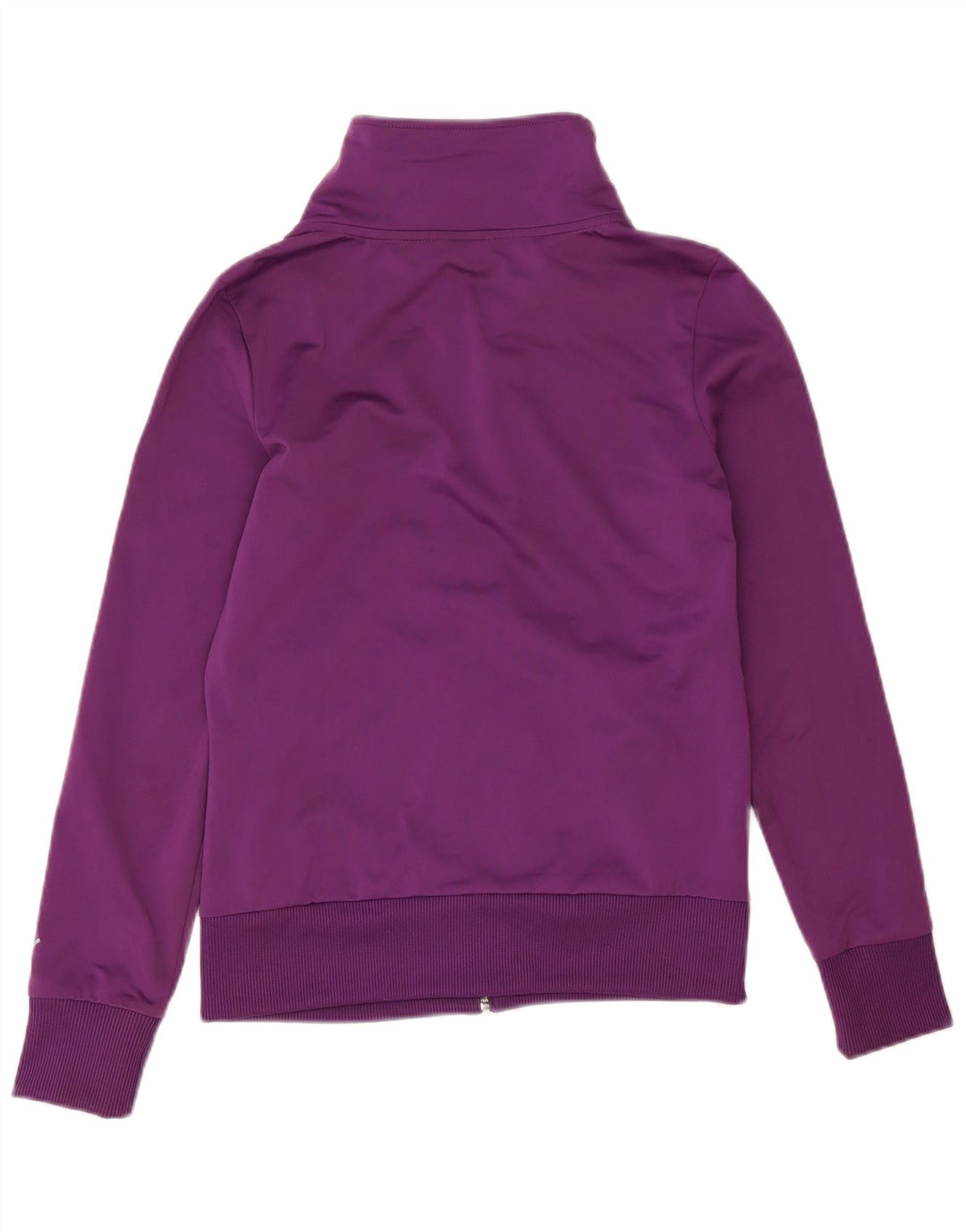 Jachetă de top pentru trening cu grafic Puma pentru femei UK 12 Poliester violet mediu