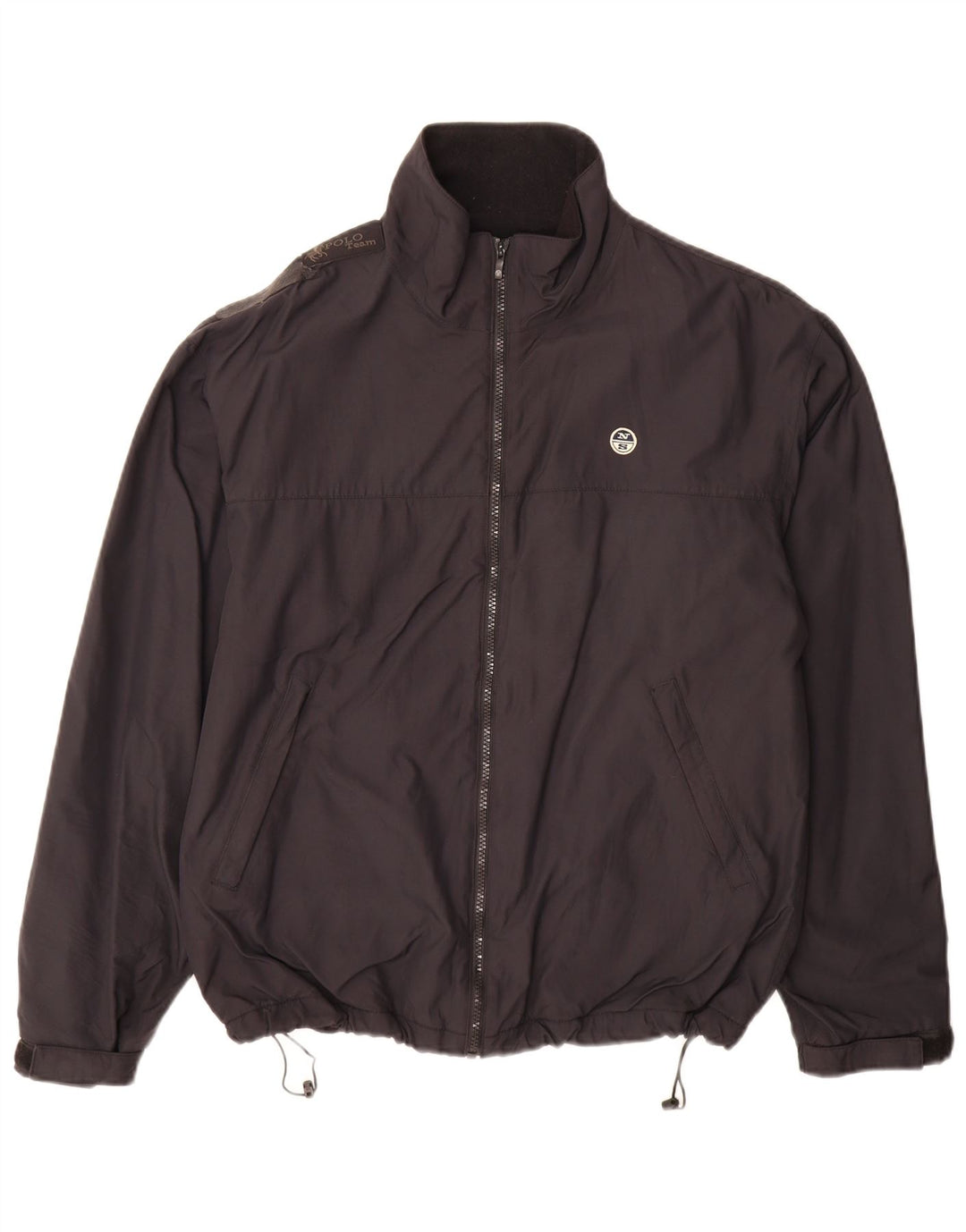 Jachetă Windbreaker pentru bărbați North Sails UK 36 Poliamidă neagră mică