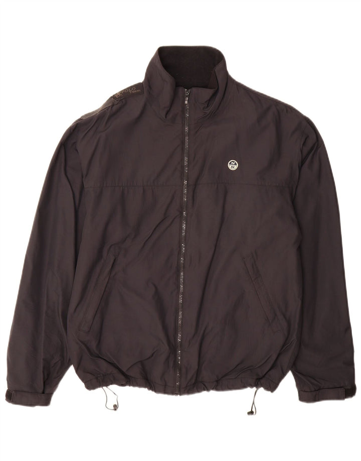 Jachetă Windbreaker pentru bărbați North Sails UK 36 Poliamidă neagră mică