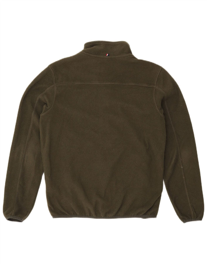 U.S. POLO ASSN. Jachetă fleece pentru bărbați din poliester kaki mic