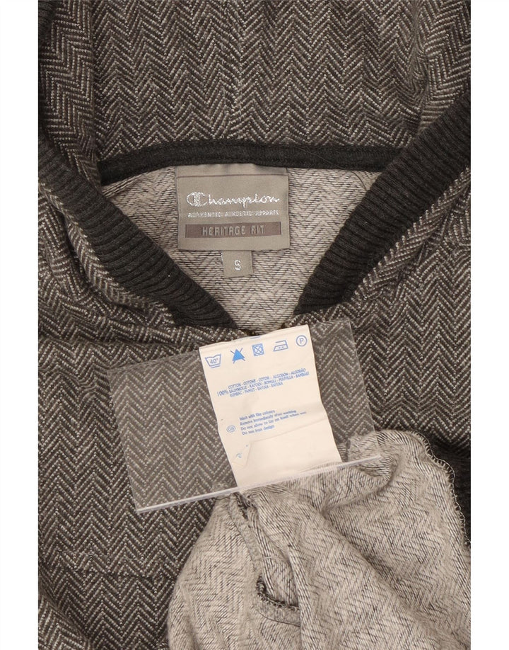 Pulover pentru femei CHAMPION Heritage Fit, cu fermoar, UK 10, gri mic