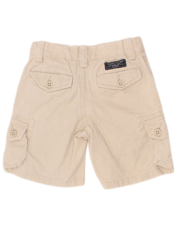 Pantaloni scurți cargo pentru băieți Polo Ralph Lauren 2-3 ani W20 bumbac alb