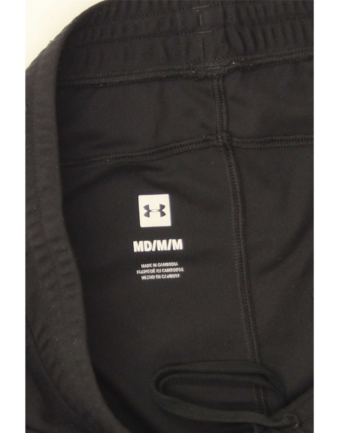 Pantaloni de trening pentru bărbați Under Armour, mărimea M, culoare negru cu blocuri de culoare