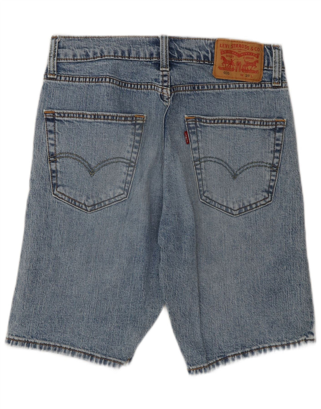 Pantaloni scurți Levi's 405 Denim W29 Small Blue Bumbac