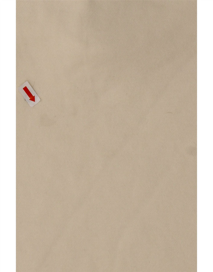 Hanorac REEBOK pentru bărbați, cu fermoar și cu fermoar, bumbac mediu alb