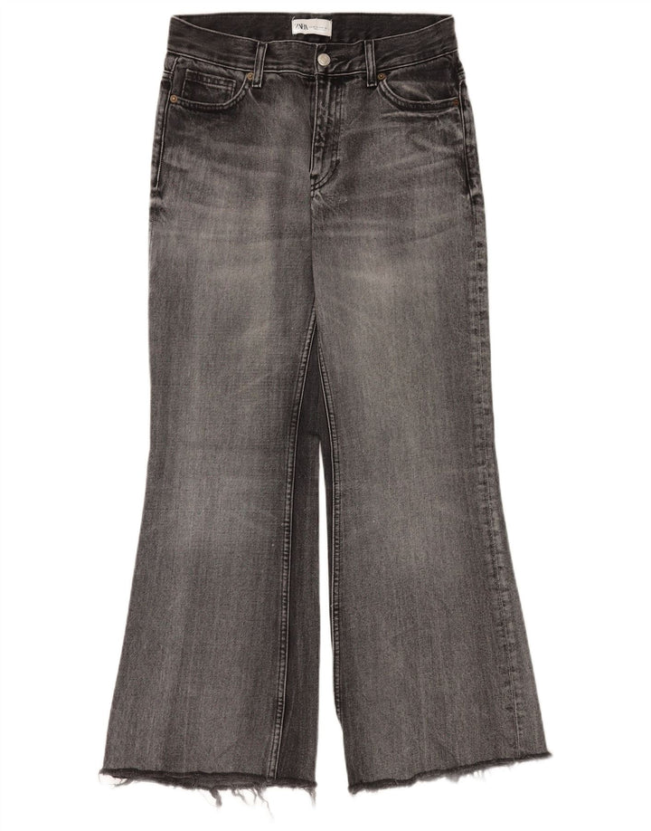 Blugi evazați pentru femei Zara EU 36 XS W26 L30 gri
