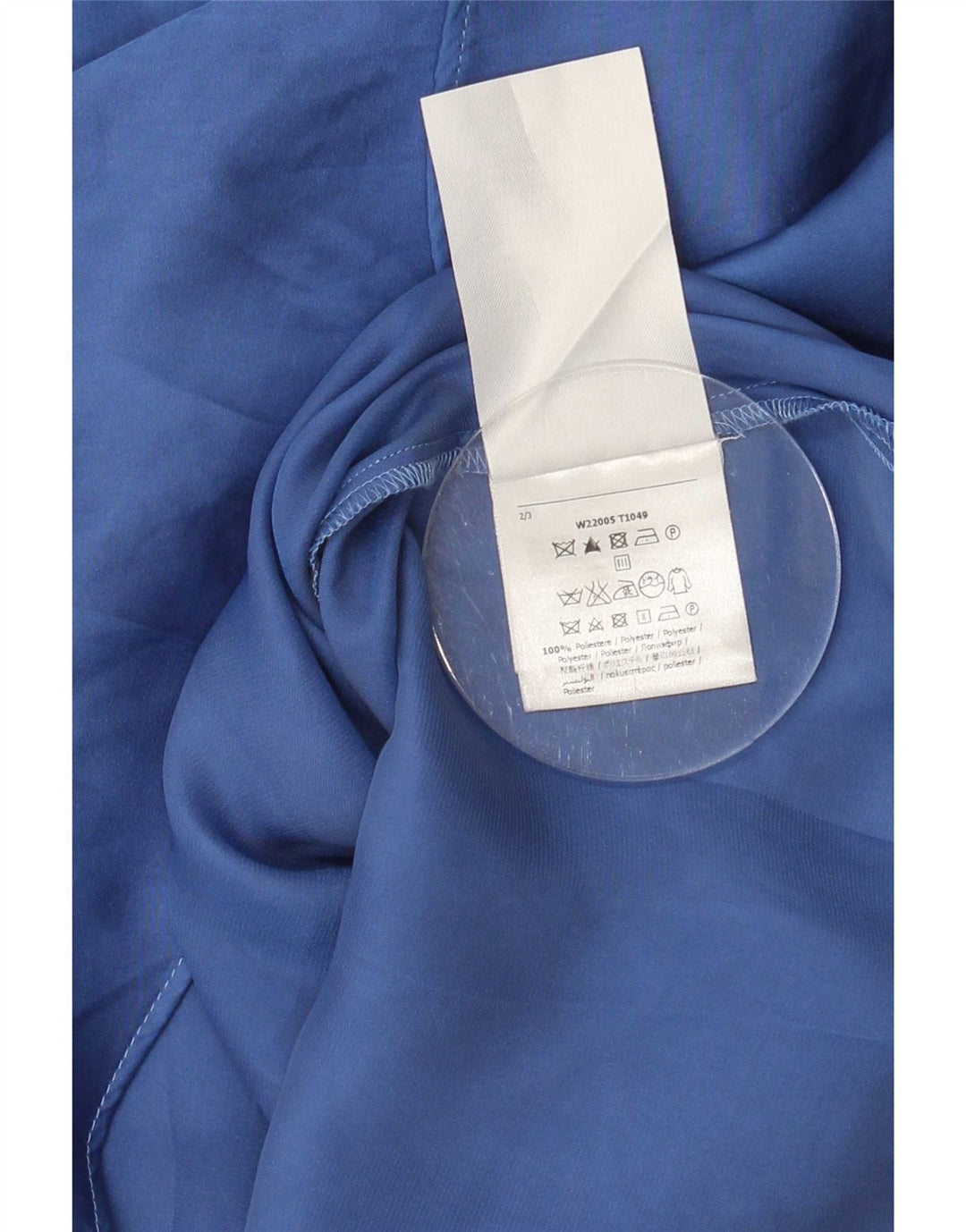 Liu Jo Womens One Shore Top IT 42 Medium Blue Poliester