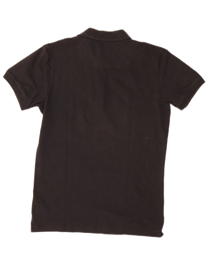 Tricou polo pentru bărbați DIESEL Slim Fit, bumbac negru mic