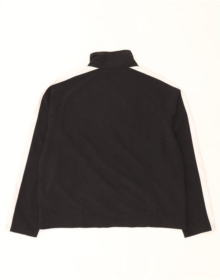 Jachetă de top pentru trening Nike pentru femei US 12/14, mare, negru, poliester color bloc