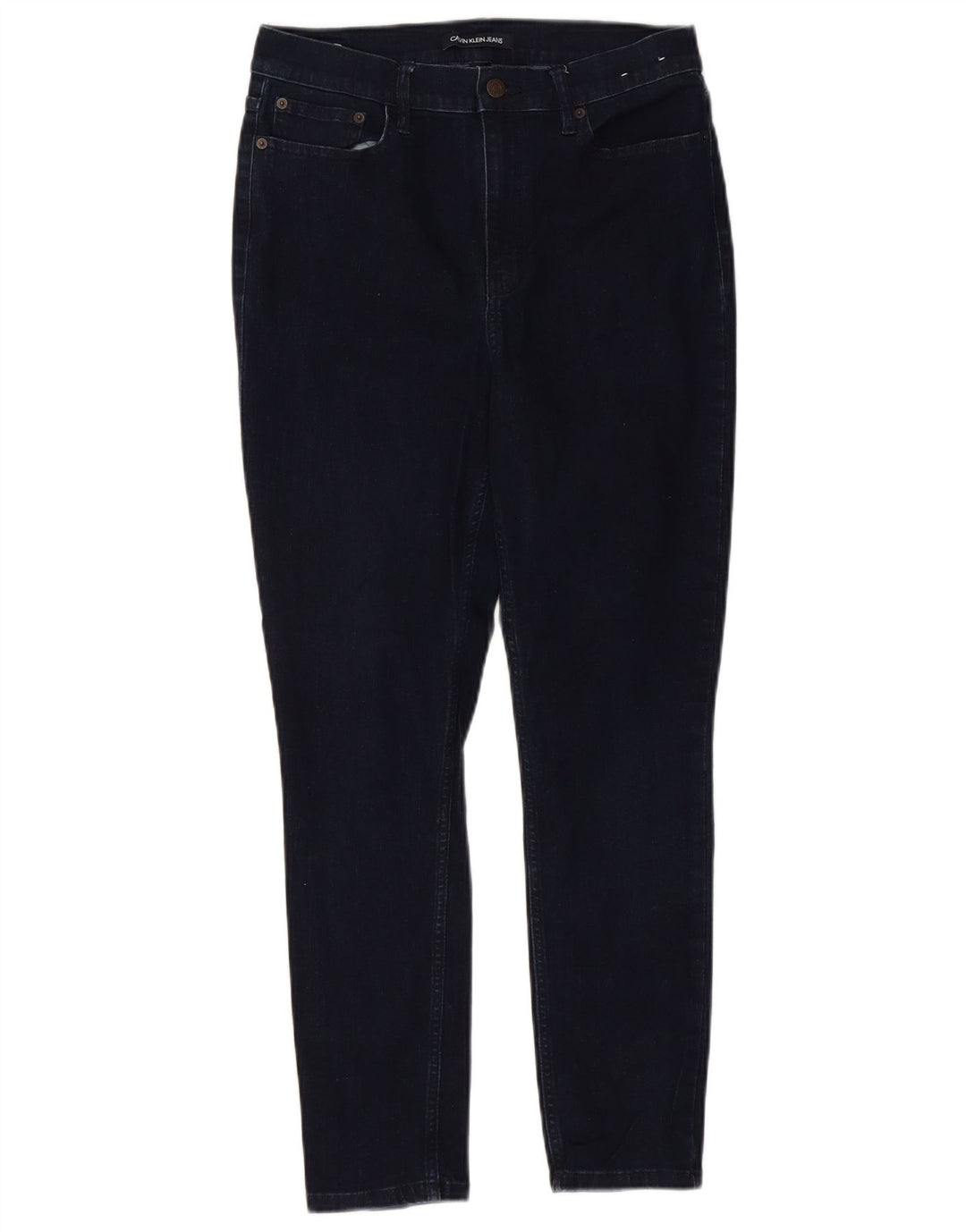 CALVIN KLEIN Blugi skinny pentru femei cu talie înaltă US 12 mare W31 L26 bleumarin