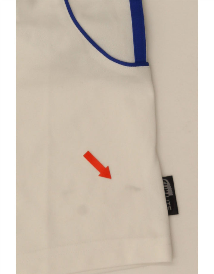 Pantaloni scurți sport Adidas Climalite pentru bărbați, alb, mici, poliester