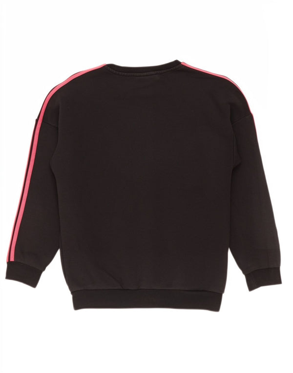 Adidas Fete Pulover Grafic Pulover 11-12 Ani Negru Bumbac Sport