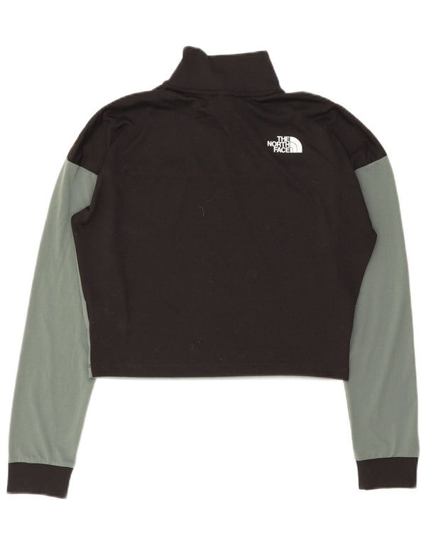 Top de trening cu pulover grafic The North Face pentru femei UK 14 Medium Khaki