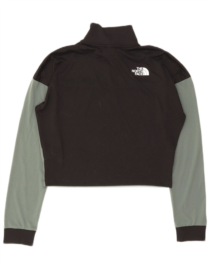 Top de trening cu pulover grafic The North Face pentru femei UK 14 Medium Khaki