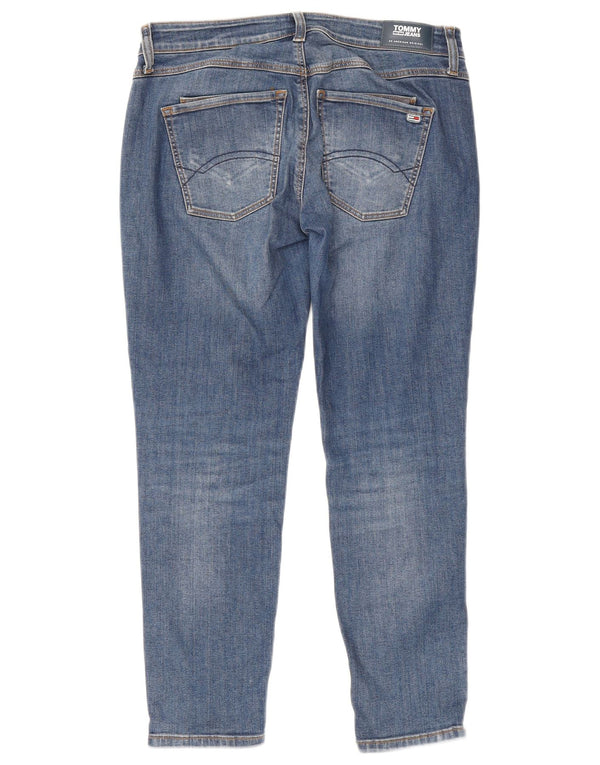 Blugi skinny cu talie joasă pentru femei Tommy Hilfiger Scarlett W31 L26 Bumbac albastru