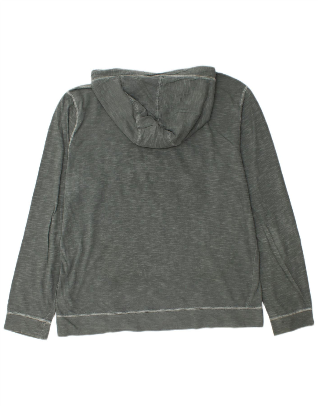 NAPAPIJRI Top grafic cu glugă pentru bărbați, cu mânecă lungă, mare, gri bumbac cu pete