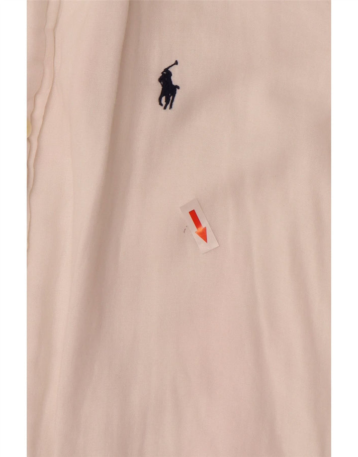 Cămașă personalizată pentru bărbați Ralph Lauren, bumbac alb mare
