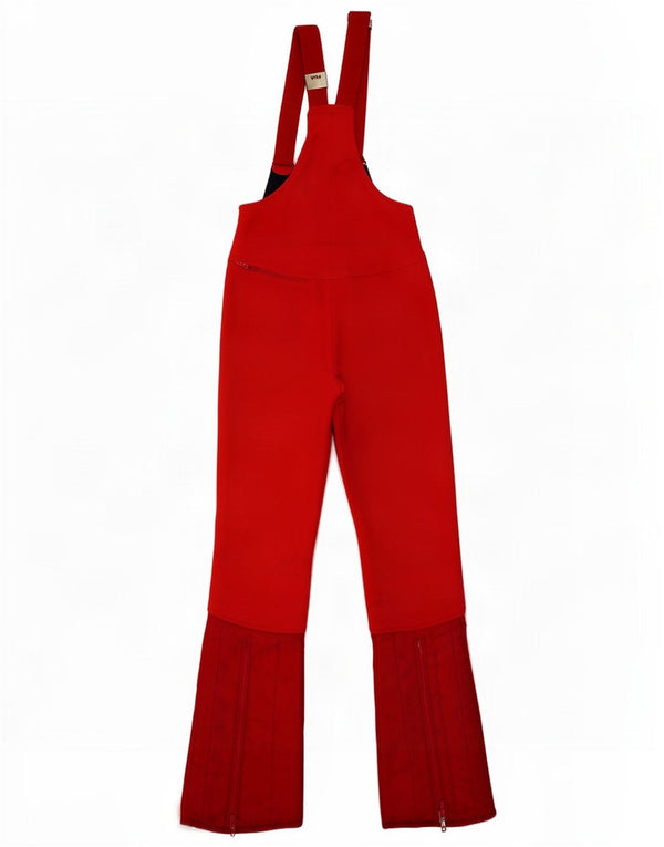 Fila Womens Dungarees Ski Trousers UK 12 Medium Red