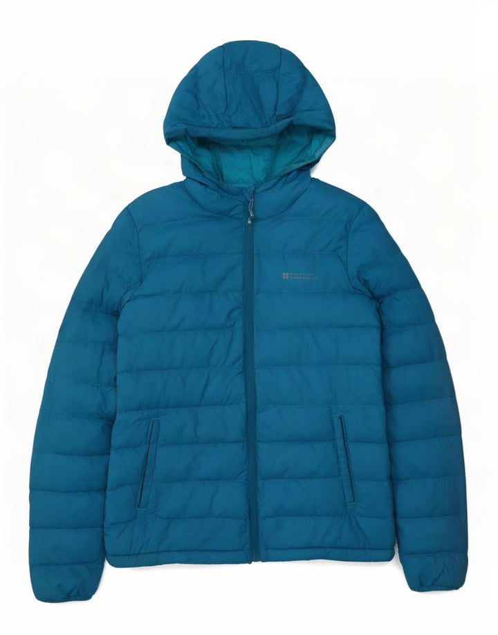 Jachetă căptușită cu glugă pentru femei Mountain Warehouse UK 8 Small Blue Nylon