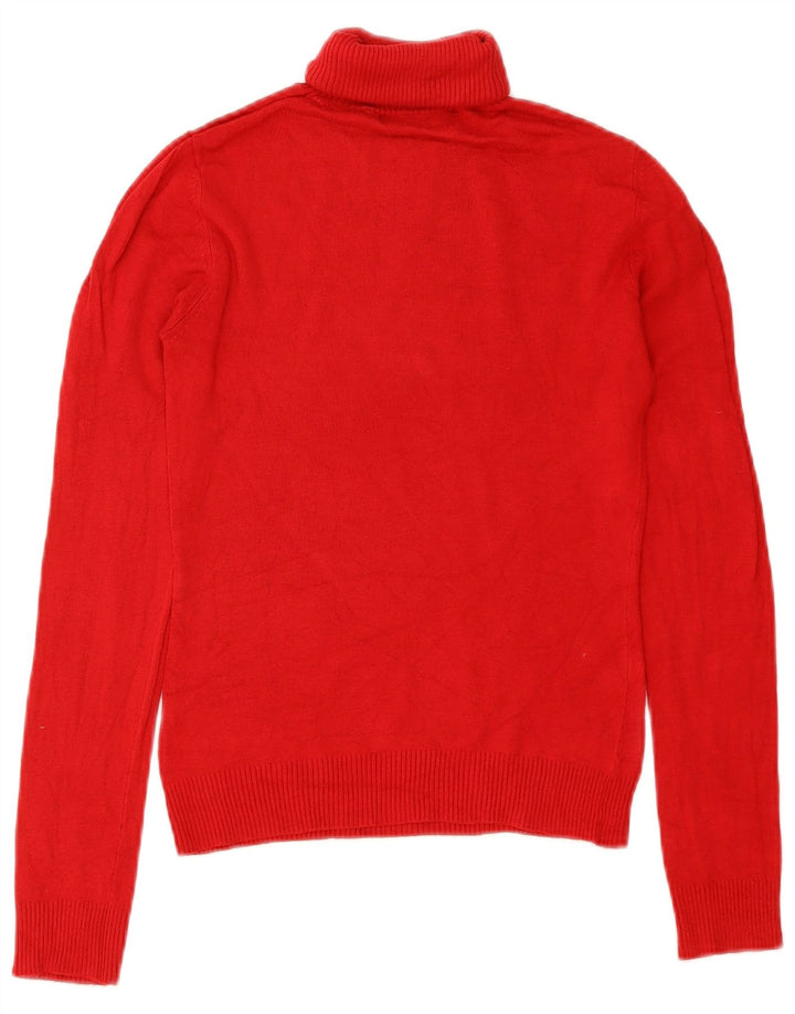 Pulover pentru femei cu gât rulat Zara UK 10 Mic Roșu