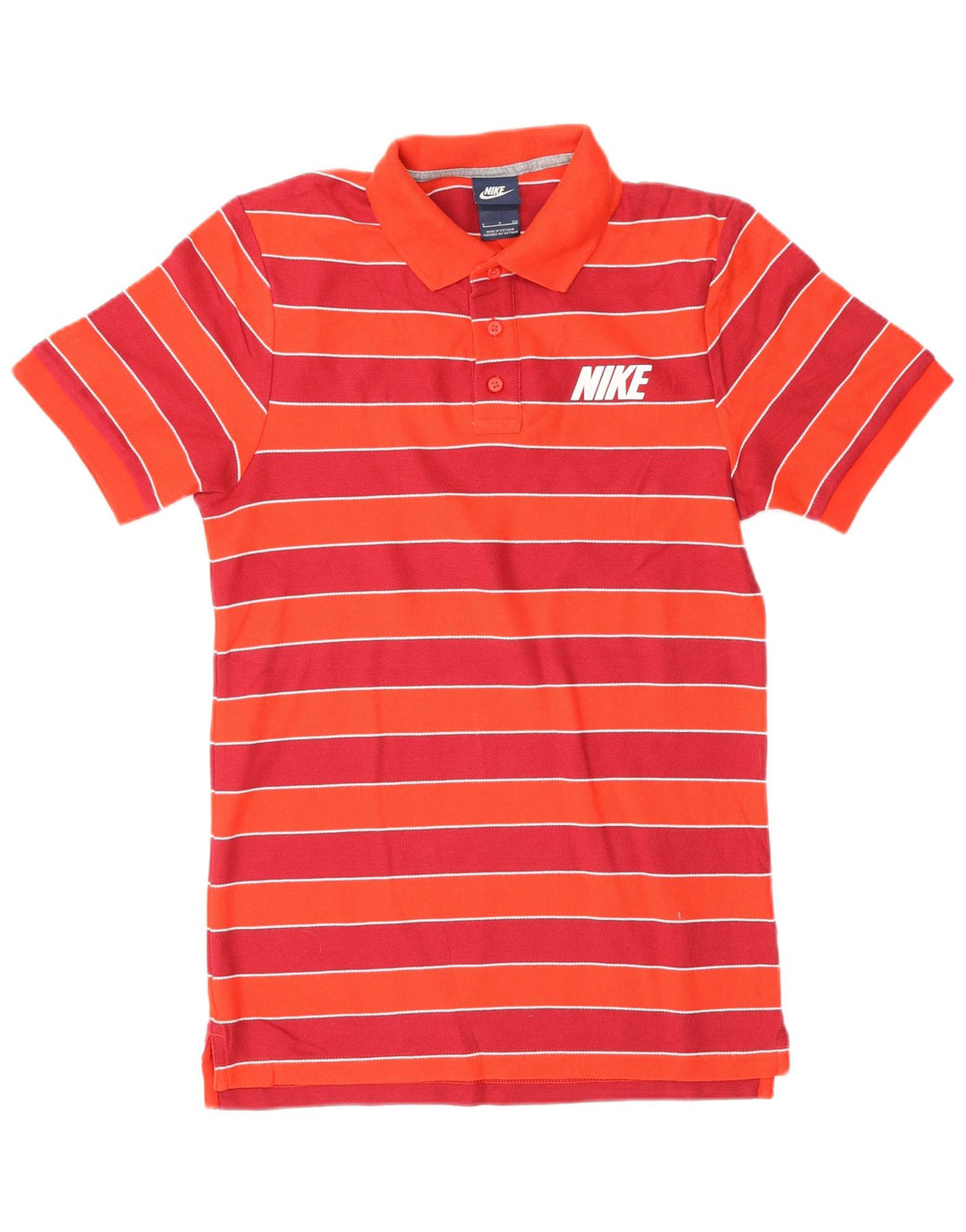Tricou polo grafic pentru bărbați Nike, cu dungi roșii mici