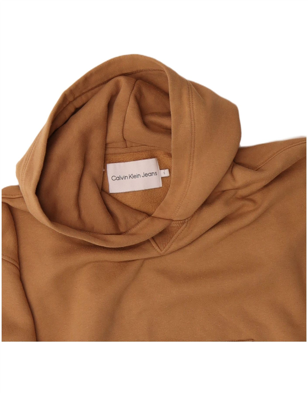 CALVIN KLEIN JEANS Pulover supradimensionat pentru femei UK 10 Mic Bej