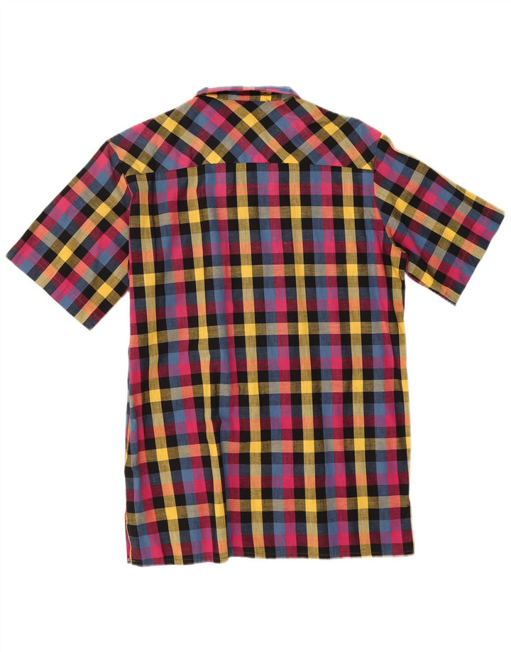 Cămașă cu mânecă scurtă pentru bărbați Wrangler Mărimea 37 14 1/2 mică, multicoloră