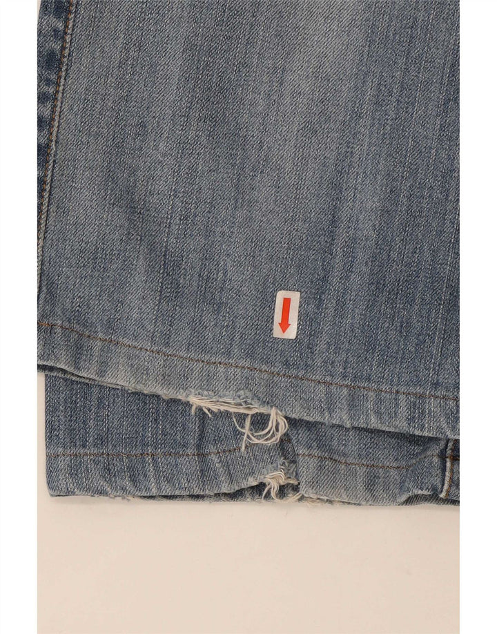 Blugi drepți distressed 501 Levi's pentru bărbați L30 L29 Bumbac albastru