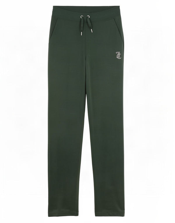 Juicy Couture Pantaloni de trening din velur grafic pentru femei UK 10 Small Green