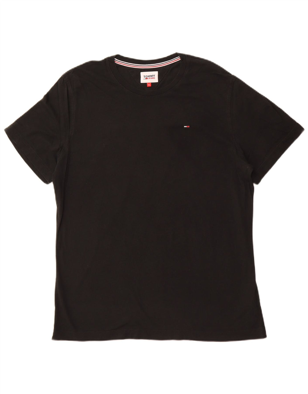 TOMMY HILFIGER Tricou Bărbați Top XL Bumbac Negru