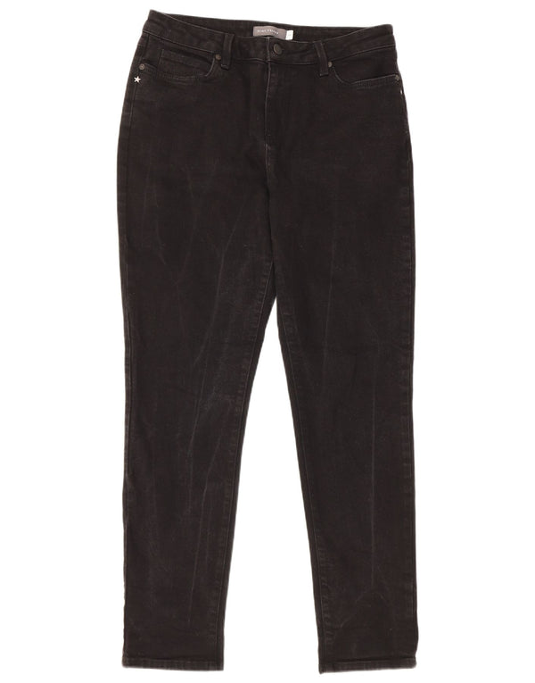 MINT VELVET Blugi skinny pentru femei UK 14 Large W31 L29 Bumbac negru