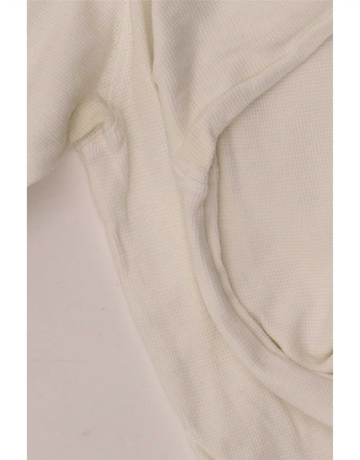 Tricou Levi's pentru bărbați, cu mânecă lungă, alb mediu, bumbac