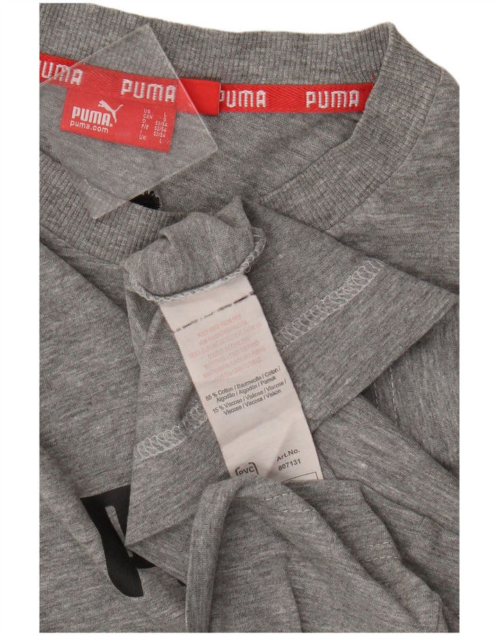 Tricou grafic Puma pentru bărbați Top mare bumbac gri